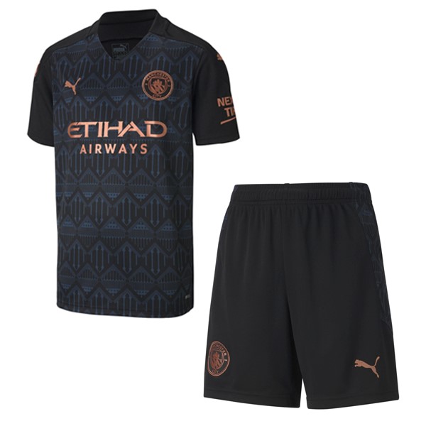 Maglia Manchester City Away Bambino 20/21 Nero